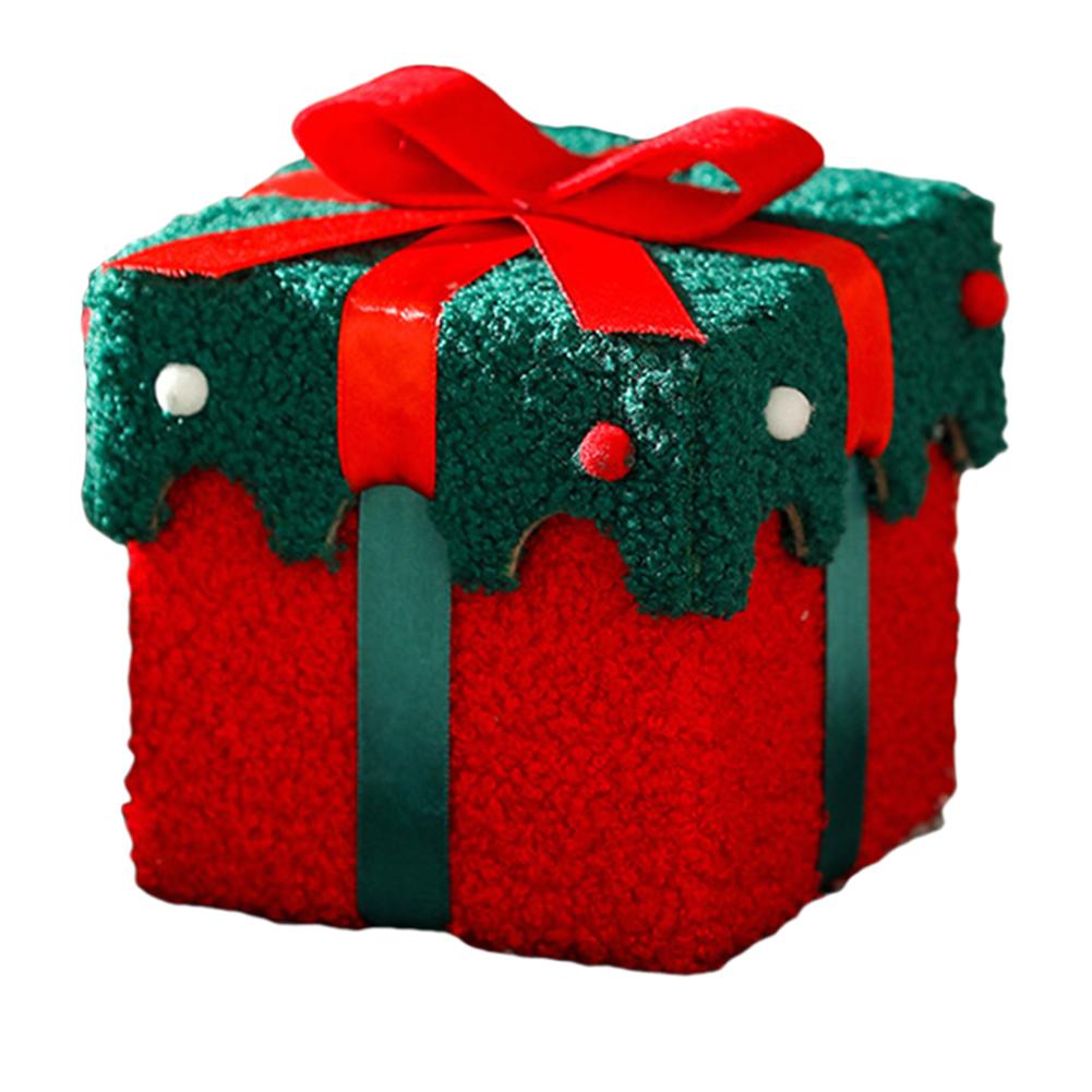 

Рождественская коробка для упаковки конфет, самодельная рождественская подарочная коробка с яблоками, креативная рождественская коробка для печенья для празднования Нового года box