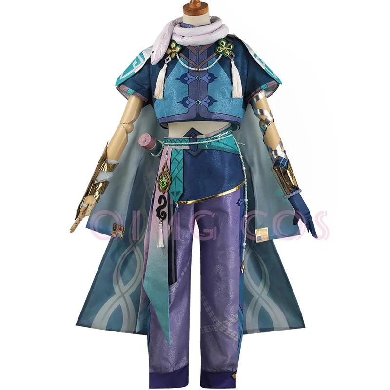 Genshin Impact Baizhu Disfraz Cosplay Adulto Uniforme de Carnaval Halloween Fiesta Anime Disfraces de Mascarada Mujer Juego