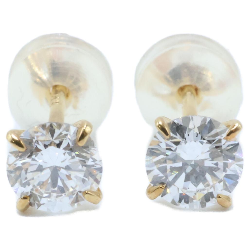 LK Salon Beautiful K18 0.34ct LK Airy Lab-Grown Diamond Studs earring Yellow GoldUsed