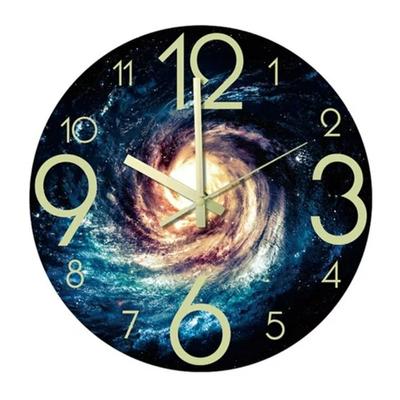 Horloge murale pour salon Mouvement à balayage silencieux Salle d'étude