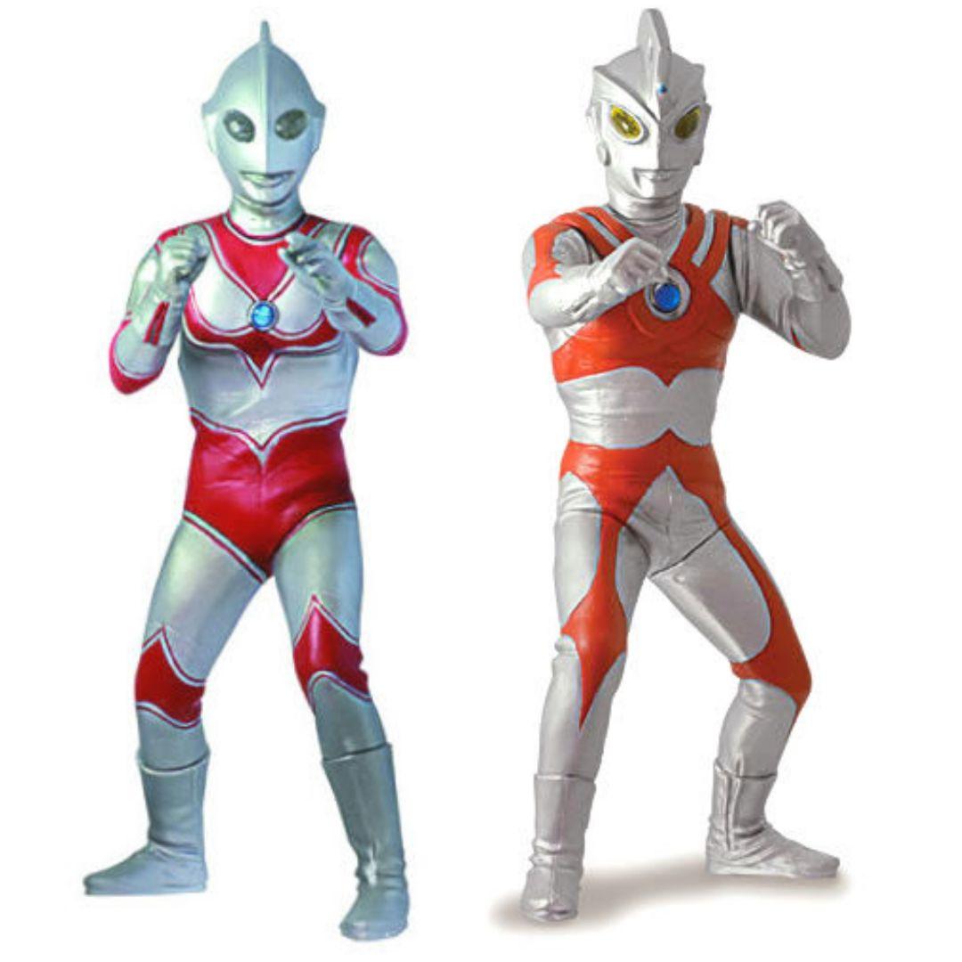 

[Б/У] Светящийся набор фигурок Ультрамана Джека и Эйса (Набор из 2 предметов)