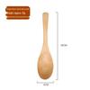 Japanese Korean Style Beech Wood Large Curved Spoon, 16cm x 4cm