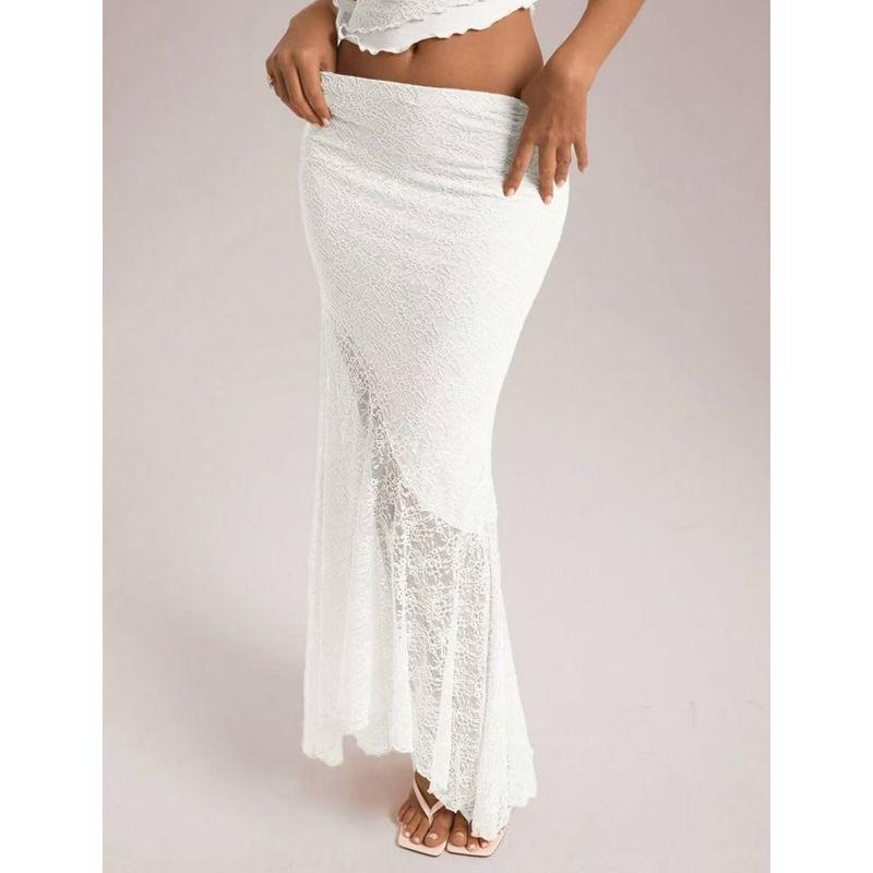 Tank Top and Skirt Set Western Style New Fashion Lace Cami Skirt Sets