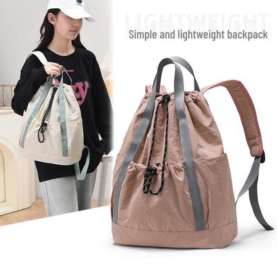 Damski plecak wielofunkcyjny z nylonu w stylu koreańskim - Modny styl sportowy outdoor