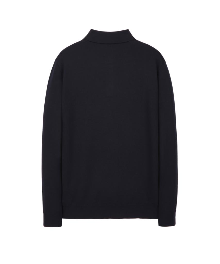 Jilseutyueoteunyuyogmaen Wool Collar Knit - Dark Navy (Jnsw6A202N3)