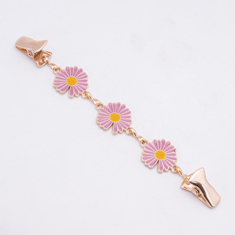 Retro spona na šál: Evropsko-americká brož na svetr a šátek s diamantovým akcentem - Slitinový doplněk proti odhalení