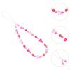 Beaded Phone Lanyard Cute Key Chains Handbag Pendant Decor Multifunctional Elegant Bracelet