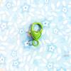 Cute DIY Heart Lobster Clasp Keychain Pendant with Spray Paint Colors