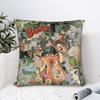 Retro Bambi Vierkante Kussenslopen Polyester Stoel Cartoon Kussenhoes Coole Huisdecoratie Kussenhoes 45*45
