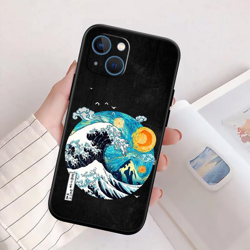 BH25 Great Wave Off Kanagawa New High-End Shell Phone Case for Redmi Note 8 9 Pro Max 9S 9T 9C NFC 8T 8A 10A A4