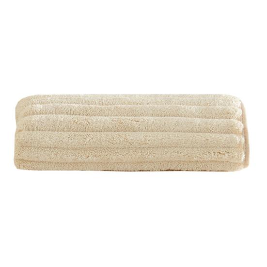 Face Towel High Absorbent No Shedding Fluffy Soft Coral Fleece Bath Towel for Kids Adults Travel 74 X 34cm