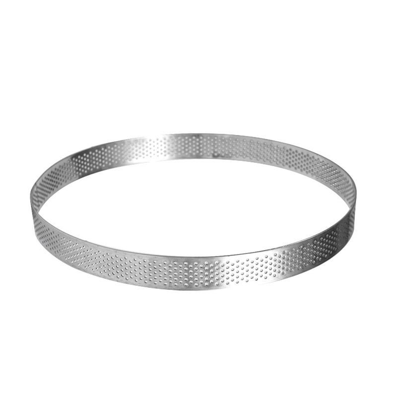 Perforated Mousse Ring Stainless Steel Cake Mould Round Baking Tools Decorating Molds Kitchen Accessories 9 Sizes Choose
