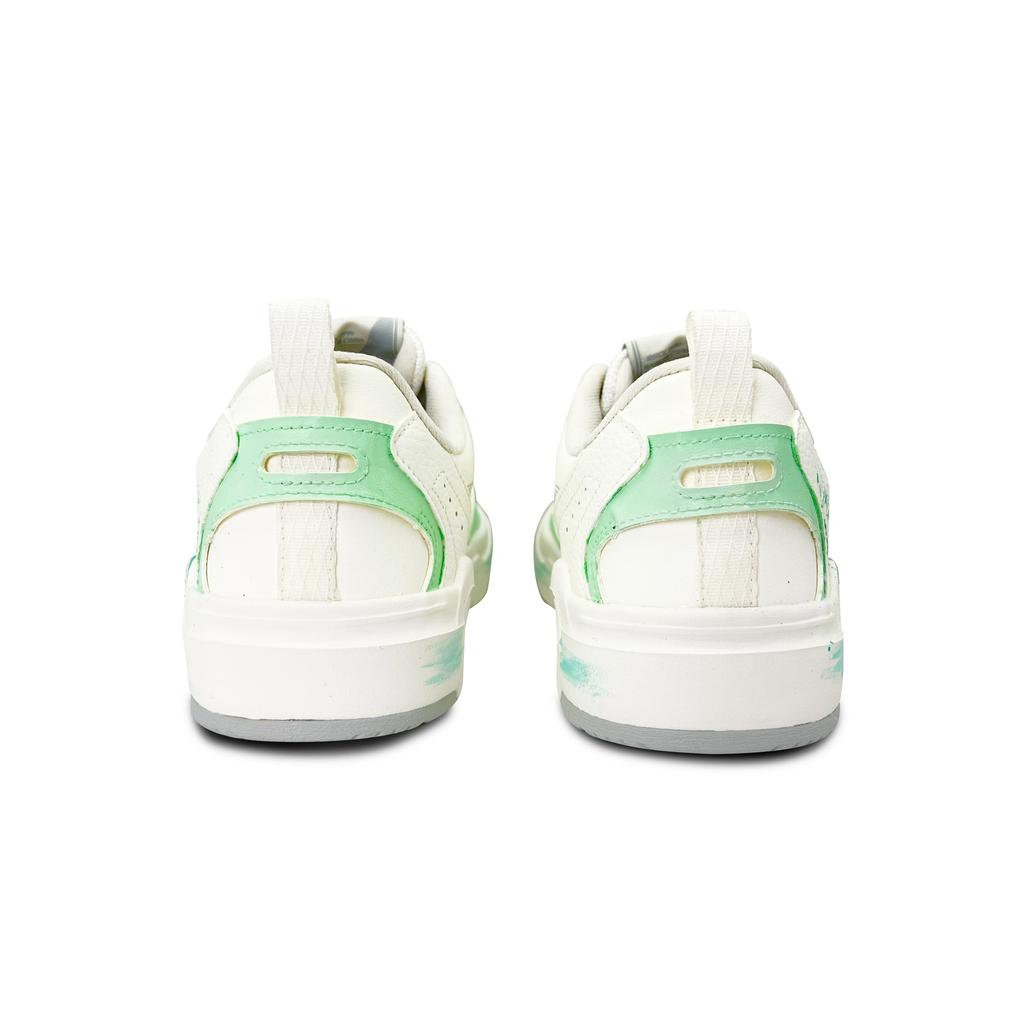 Li Ning Original Era Slip Resistant Abrasion Resistant Low Top Skateboard Shoes Men's Light Green AGCU337-3(Team656-)