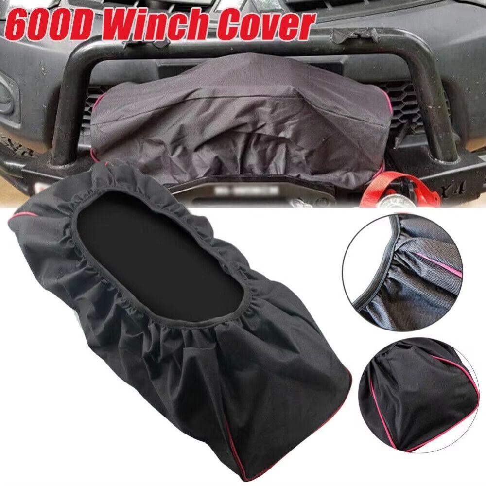 Waterproof Car Winch Cover Tear Resistant Badlands Winch Cover  Driver Recovery