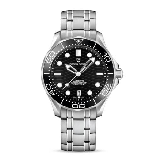 

Pagani Design Men s Watch, Japanese-made SEIKO NH35 Movement, Seamaster Automatic Mechanical Watch with Case, Waterproof Business Dress Watch, Stainle