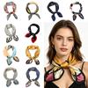 70x70cm Satin Polyester Scarf for Women, Elegant Silk Like Head Wrap, Multipurpose Neck Scarf