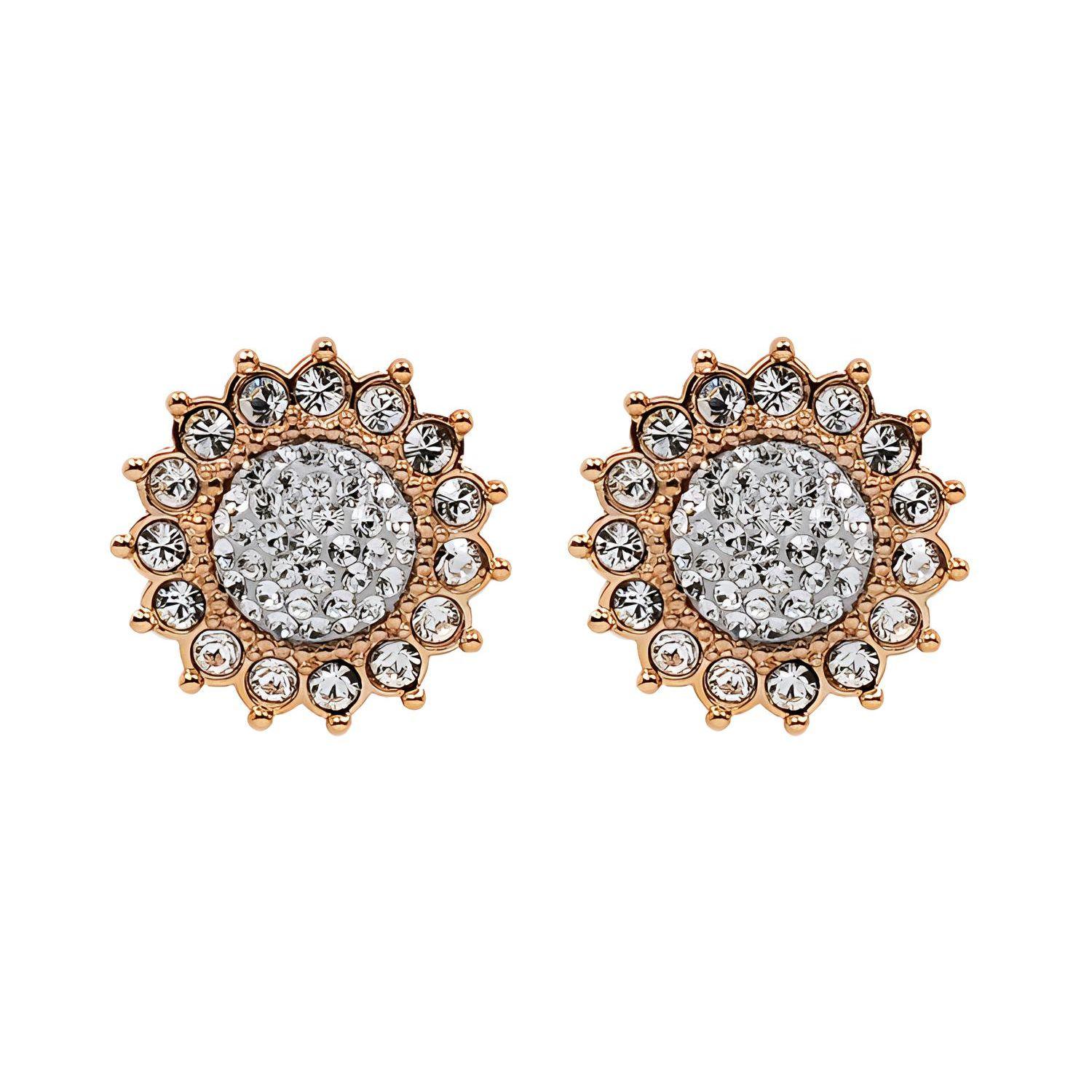 Swarovski Sunflower Decorative Earrings Women earrings Gold 5502756 F,Gold