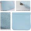 4pcs  Pocket Cosmetic Bag, Waterproof Portable Small Makeup Bag No Zipper Self-closing Small Makeup Pouch Mini Makeup Bag for Cosmetics Headphones Jew