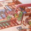 Stereoscopic 3D DIY Cartoon Scene Sticker: Large, Cute, High-Difficulty, 3-Layer Decompression Journal Sticker