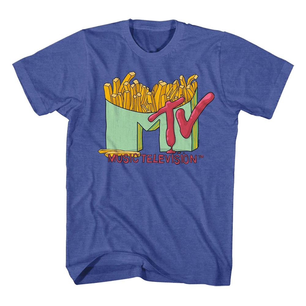 MTV French Fries Logo Men s T Shirt 3XL