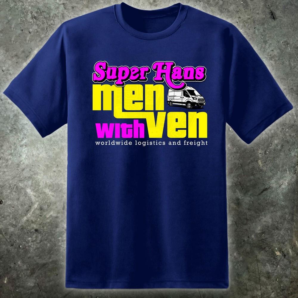 

Peep Show Men With Ven T Shirt Super Hans JLB Credit Jez Mark 4XL