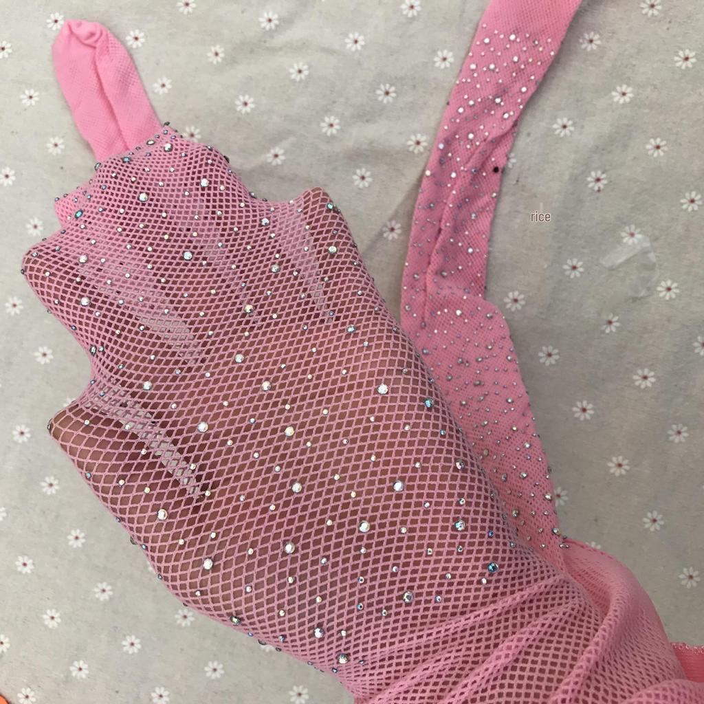 Rhinestone Fishnet Toddler Socks: Fashionable European & American Style