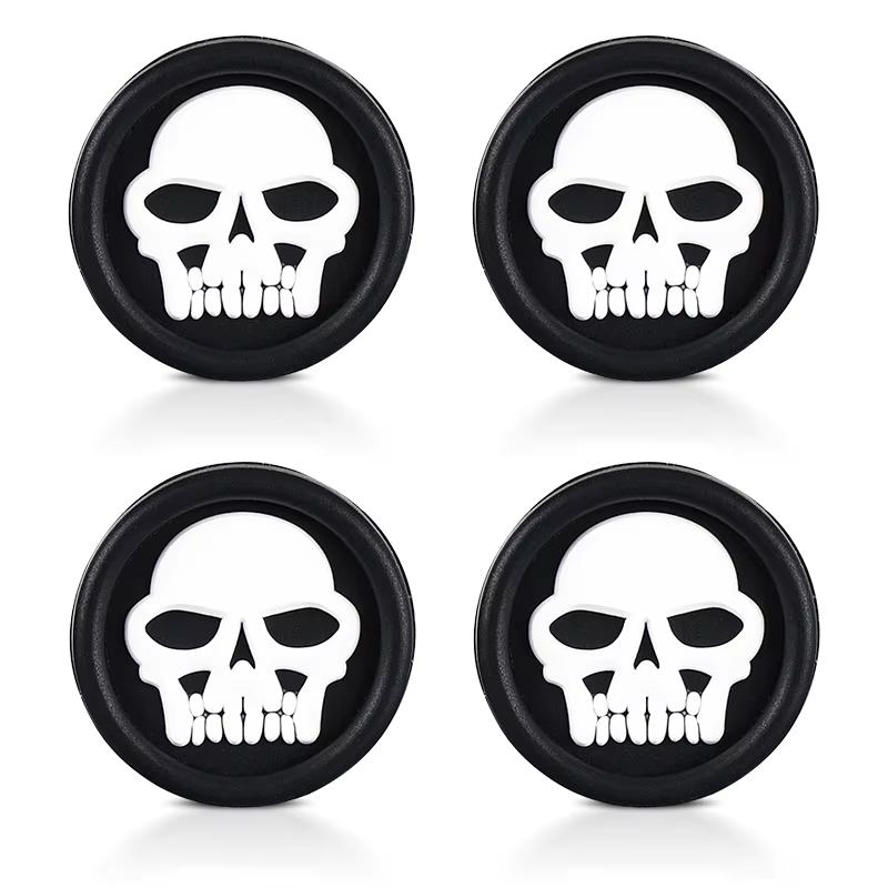 4pcs Silicone Analog ThumbStick Cover for PS5/PS4/PS3/Switch 2 Joystick Grip Cap for Xbox One/Xbox Series X S/360 Controller