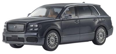 Kyosho Orijinal Ölçek Toyota Century Bitmiş KS03926G 1/43 (Şafak Monokrom) (Gri) Orta Kahverengi İç Mekan, Model,