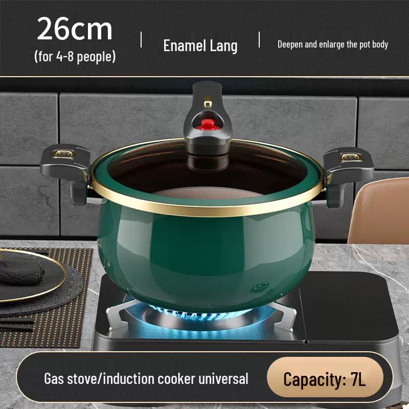 Triceratops Enamel Cast Iron Casserole Pot