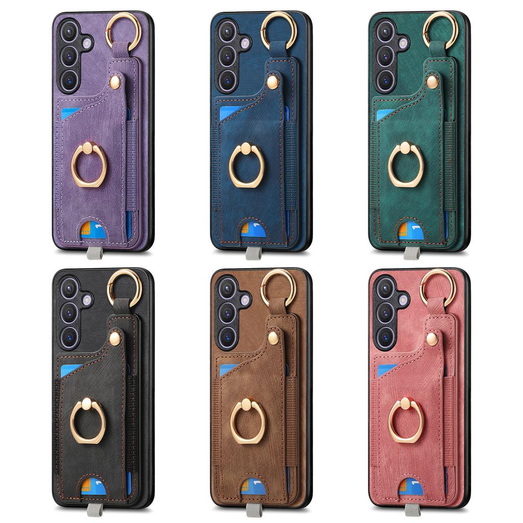 Mode Magnetkarten Solt Brieftasche Ledertasche für Samsung Galaxy S24 Ultra S21 FE S22 S23 Plus A30/20/22/32/33 M10S A14 A25 A34 A15 A25 Abdeckung