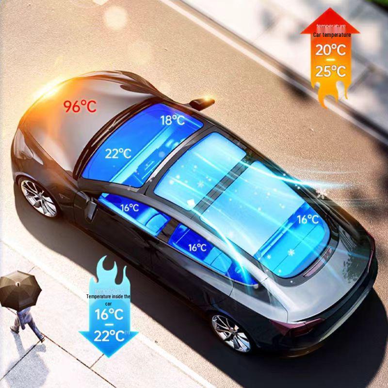 BYD Sky Canopy Sunroof Ice Crystal Sunshade - Full Blackout