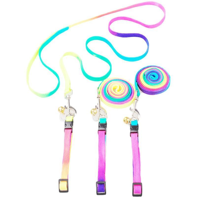 

Регулируемый кот кролик собака ремень pet продукт щенок прогулка рука полоса ошейник