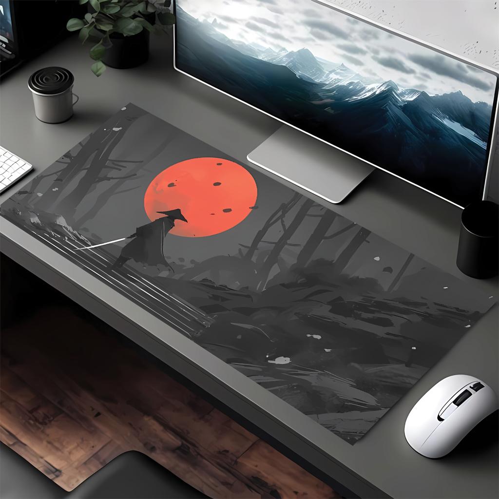 Super beautiful Japanese style Mouse pad large Mouse pad Samurai Mouse pad DESMAT full size model