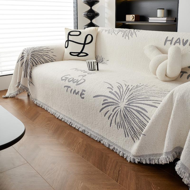 Senior Sofa Towel Cover Cloth Chenille Four Seasons Universal Sofa Cushion Universal Thickened Cover Towel Sofa Cover