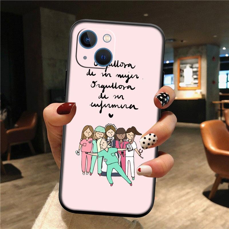 Arzt Krankenschwester Muschel Handyhülle für Samsung Galaxy A11 A12 A13 A15 A52S A53 A55 A56 A70 A71 A72 A73 F06 F16 F56 S10 Plus S10e