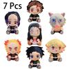 @20cm Hot Japan Demon Slayer Plush Dolls Lovely Anime Kimetsu No Yaiba Kamado Tanjirou Nezuko Zenitsu Kyoujurou Toys Kids Gifts