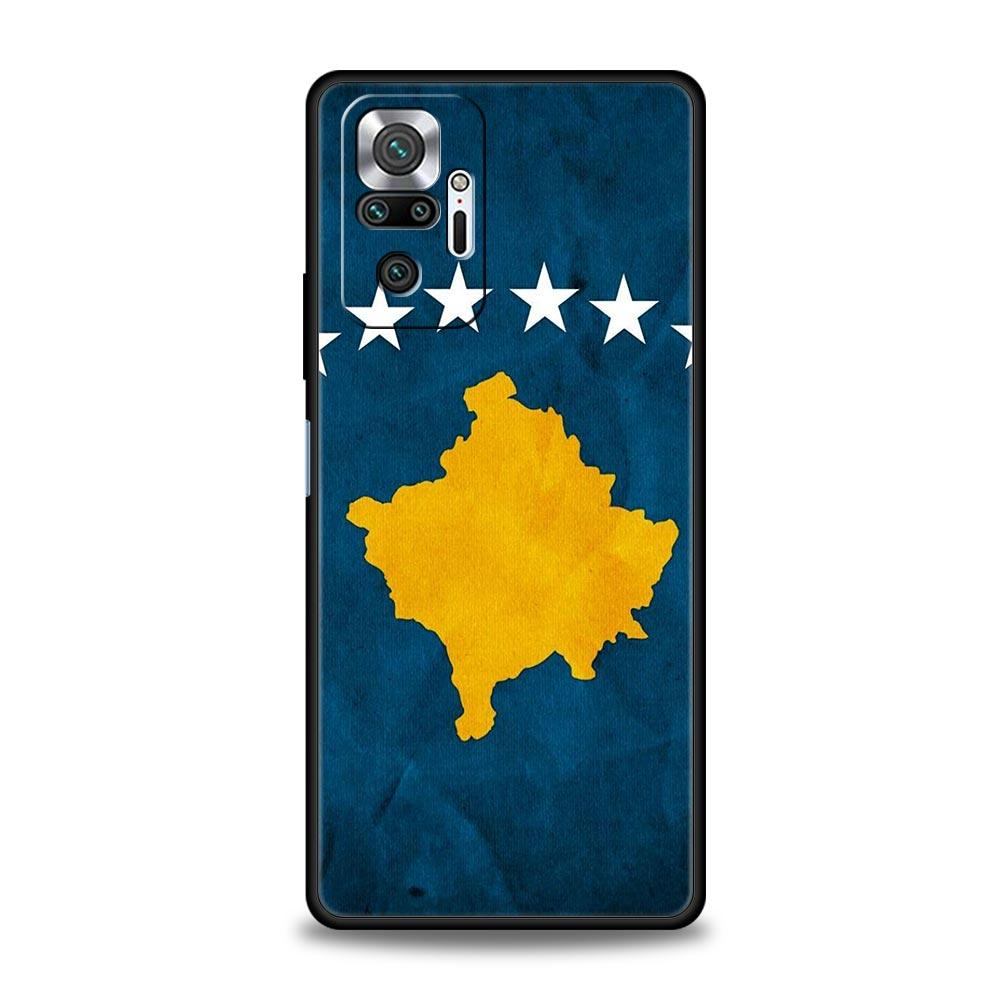 Albania Albanians Flag Phone Case For Xiaomi Redmi Note 14 13 5G 10 11 12 Pro Plus 4G 14C 13C 12C 10C Black Cover