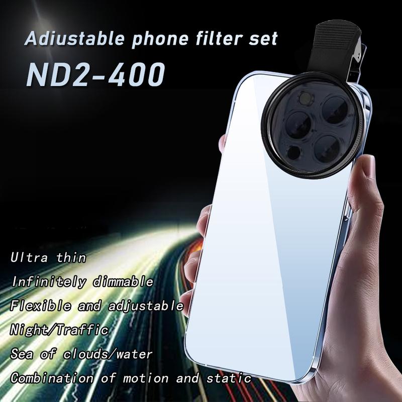 52mm/67mm Lens Filter Adjustable Light Reduction Variable ND Filter Iphone DSLRs Smartphones Tiktok Photography Accessories