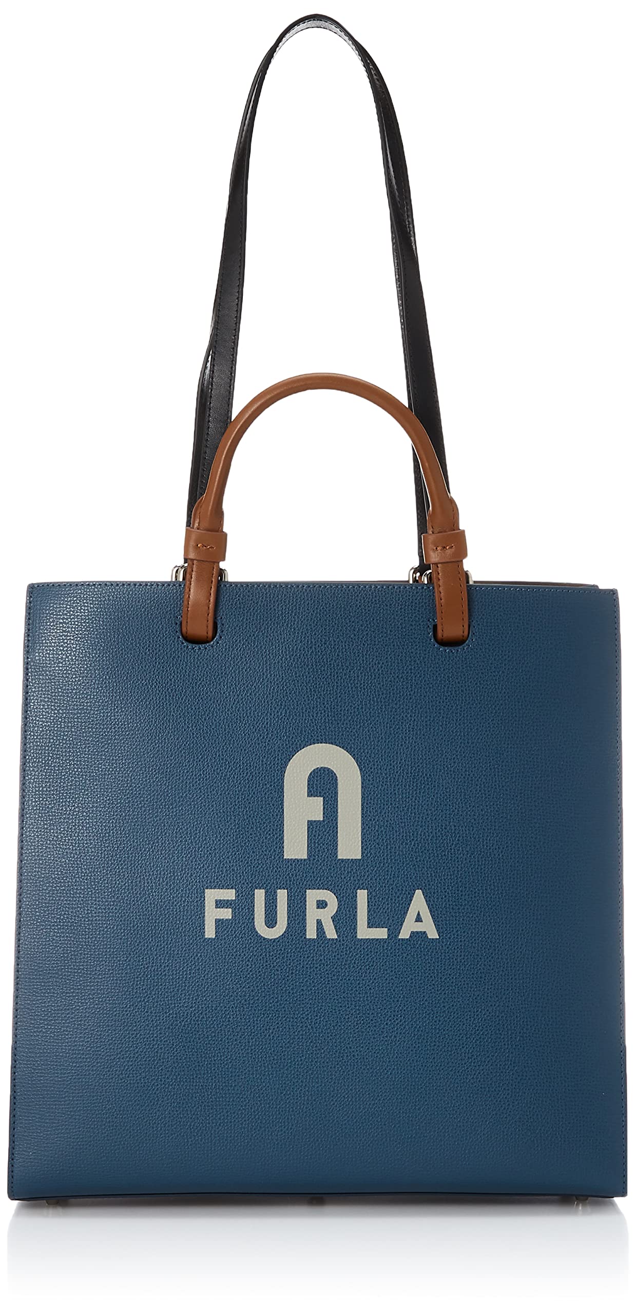 

Furla VARSITY STYLE Tote Bag in Blue Jay Marmo Women s + (Product Code c)