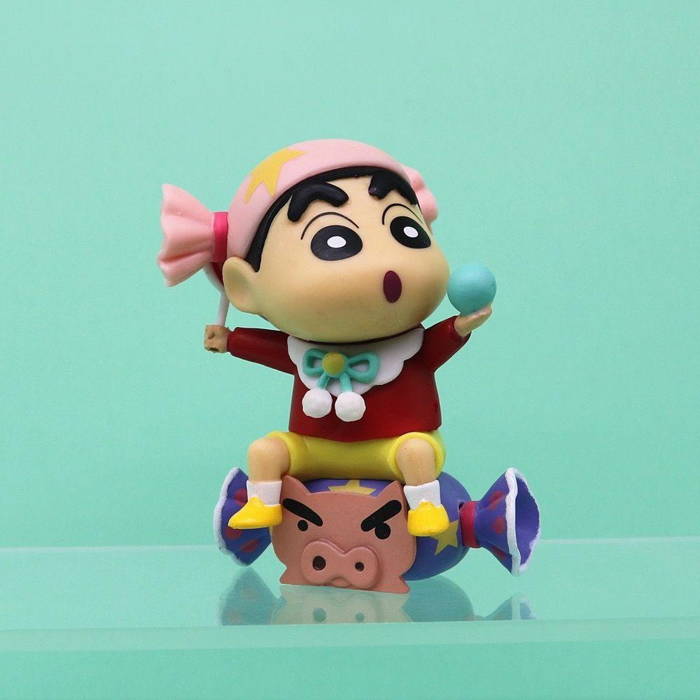 Crayon Shin-chan Blind Box Figures: Snack Time, Dessert, and Cosplay Series - Trendy Toy Ornaments and Gifts.