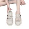 Retro Single Shoes Women's 2025 Summer New Mesh Breathable Hole Shoes Comfortable One Pedal Pregnant Women Bag Head Sandals
