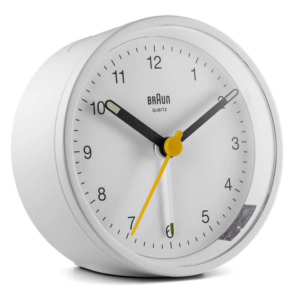 BRAUN Analog Alarm Clock BC12W