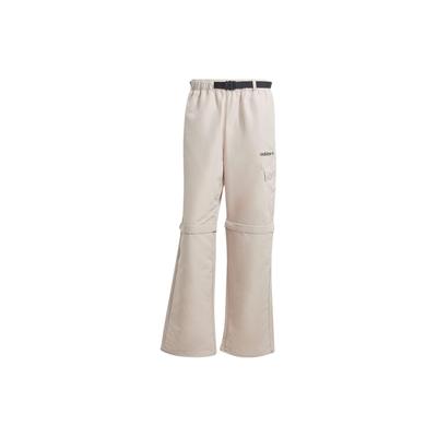 Originals Zip-Off Cargo Pants With Detachable Legs And Logo Detail In Knit Fabric Men Bottoms Earth-Brown JD9579