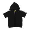 Off White Childrens/Kids Logo Short-Sleeved Full Zip Hoodie