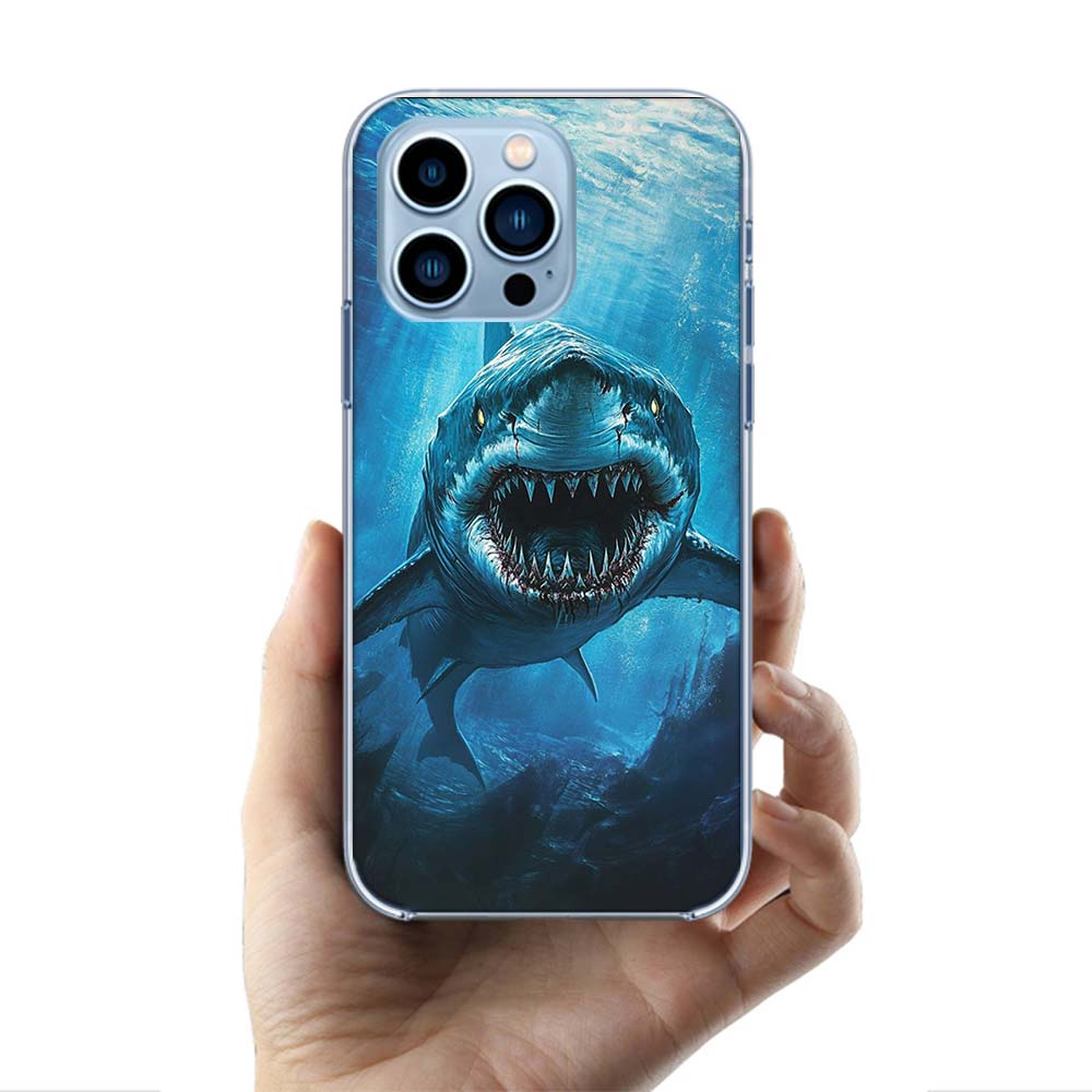 

The Mouth of the Deep Sea Evil Shark Cases Phone Case For Iphone 17E 16E 17 Air 16 Pro Max 15 Pro 14 Plus 11 13 12 Mini Cover Ca iPhone 16 Pro