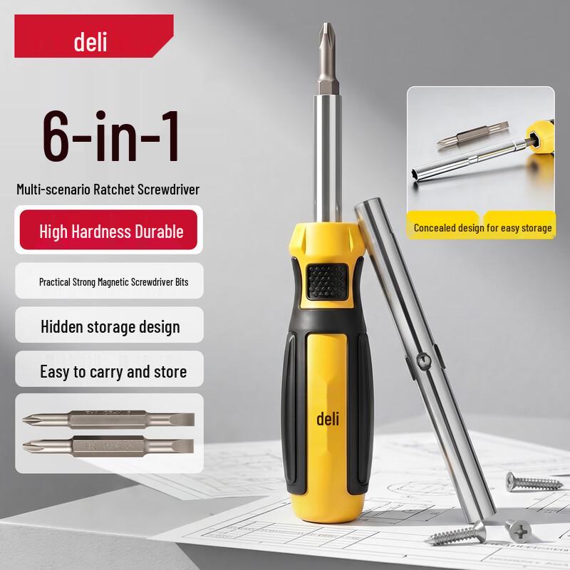 Deli Multi-purpose Magnetic Screwdriver Set