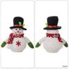 Cartoon Glowing Snowman Figurine Snowflake Exquisite Christmas Snowman Doll Toys Kawaii Creative Christmas Decoration