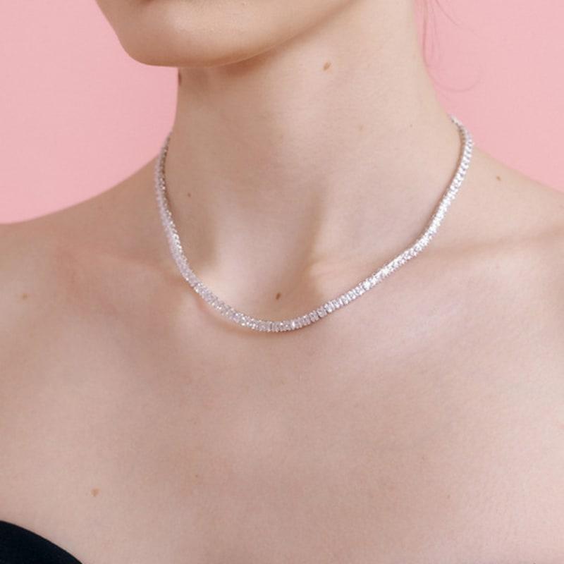 

MATIAS Box tennis Necklace Silver