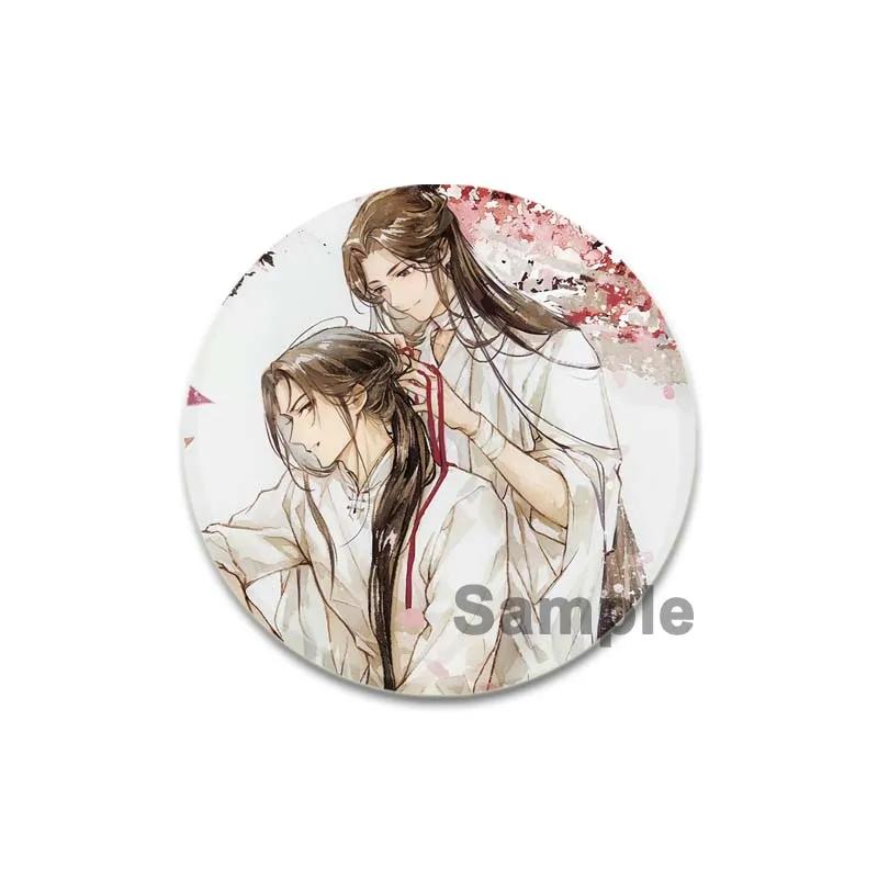 

32/44/58 мм брошка благословення небесного чиновника, значок Xie Lian Hua Cheng, шпилька ручної роботи, нагрудна шпилька для рюкзака, одягу, ювелірних аксесуарів 58mm