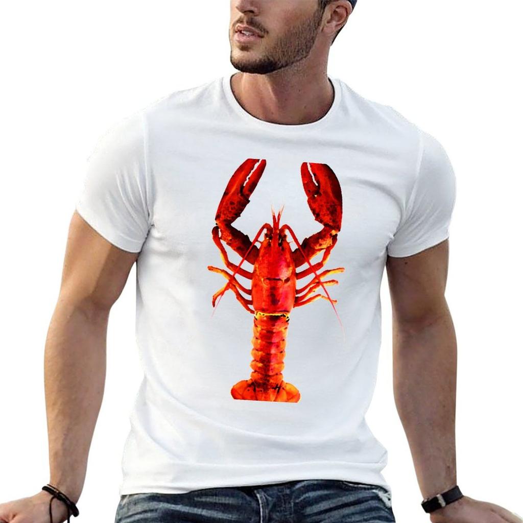 Red Lobster - Ganzkörper-Meeresfrüchte-Kunst-T-Shirt Athletic Fit Sport-Kurzarm-Top
